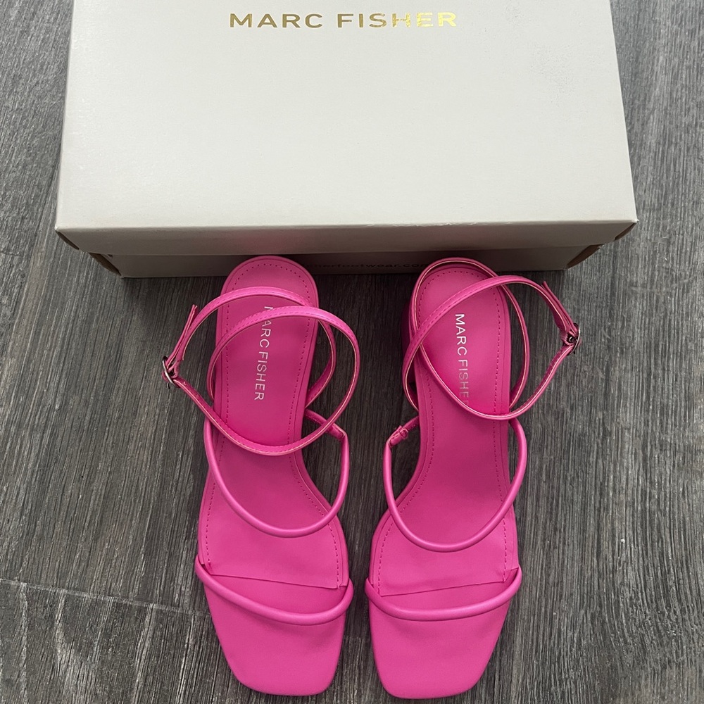 Marc Fisher Pink Gandia Heels